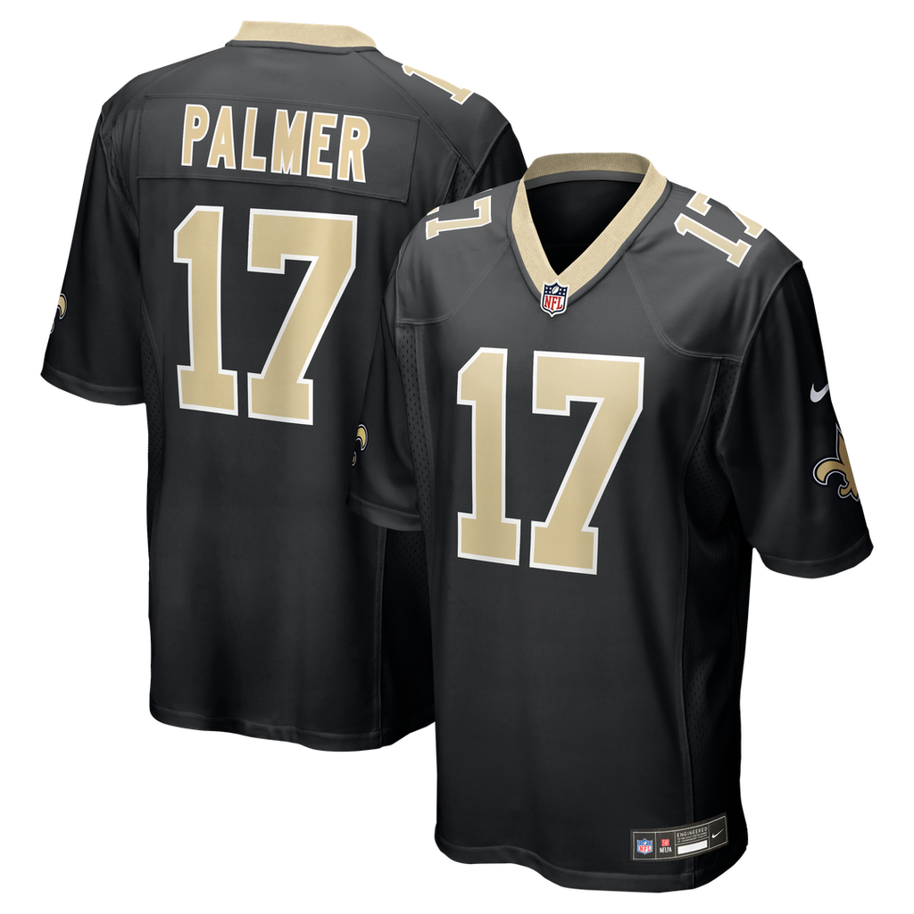 New Orleans Saints Trey Palmer Nike Black Game Jersey