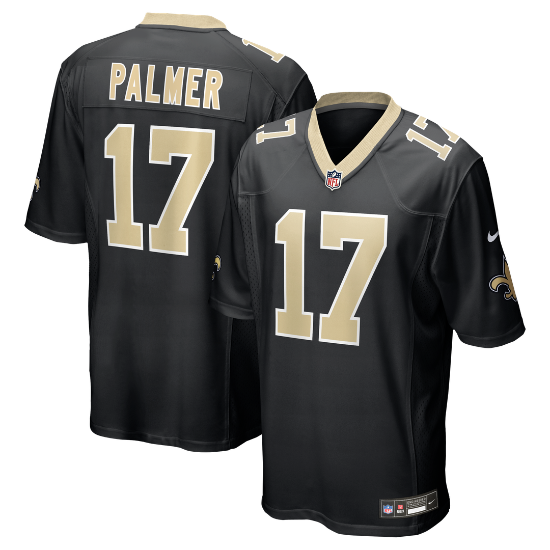 New Orleans Saints Trey Palmer Nike Black Game Jersey