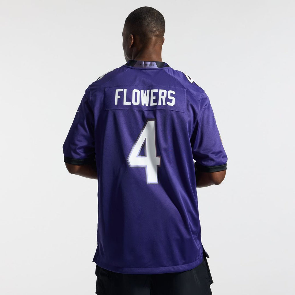 Baltimore Ravens Zay Flowers Nike Purple Game Jersey
