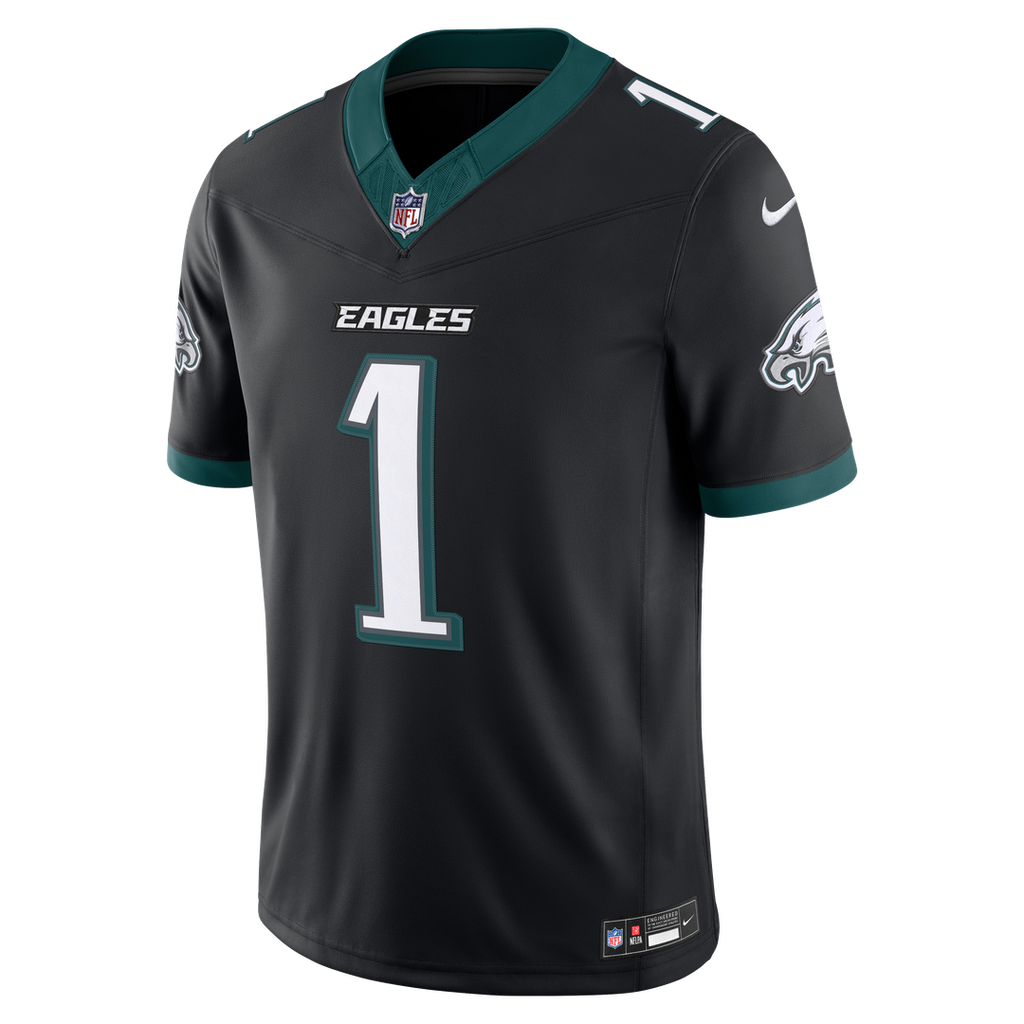 Philadelphia Eagles Jalen Hurts Nike Midnight Green Team Vapor FUSE Stitched Limited Jersey