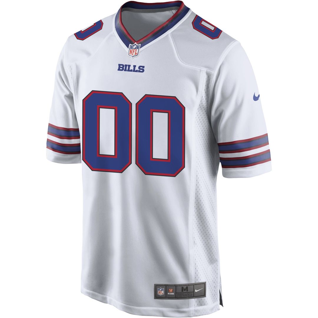 Buffalo Bills Nike White Custom Jersey
