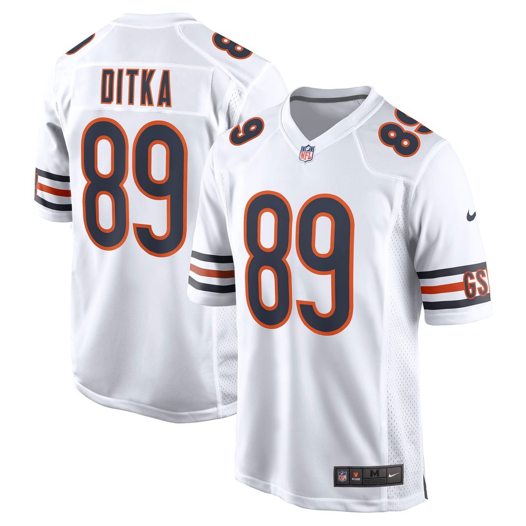 Chicago Bears Mike Ditka Nike White Retired Game Jersey