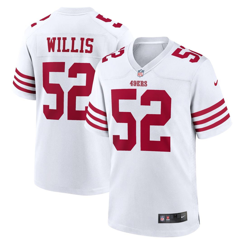 San Francisco 49ers Patrick Willis Nike White Retired Game Jersey