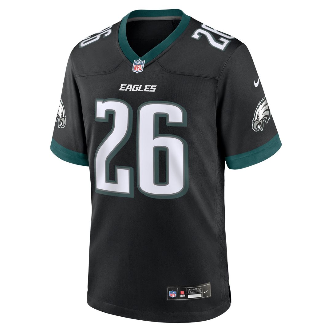 Philadelphia Eagles Saquon Barkley Nike Midnight Green Game Jersey
