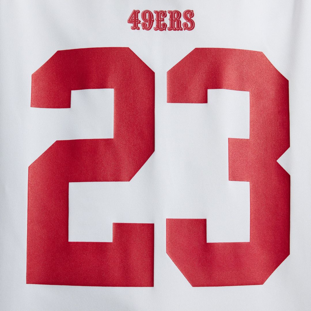 San Francisco 49ers Christian McCaffrey Nike Scarlet Game Jersey