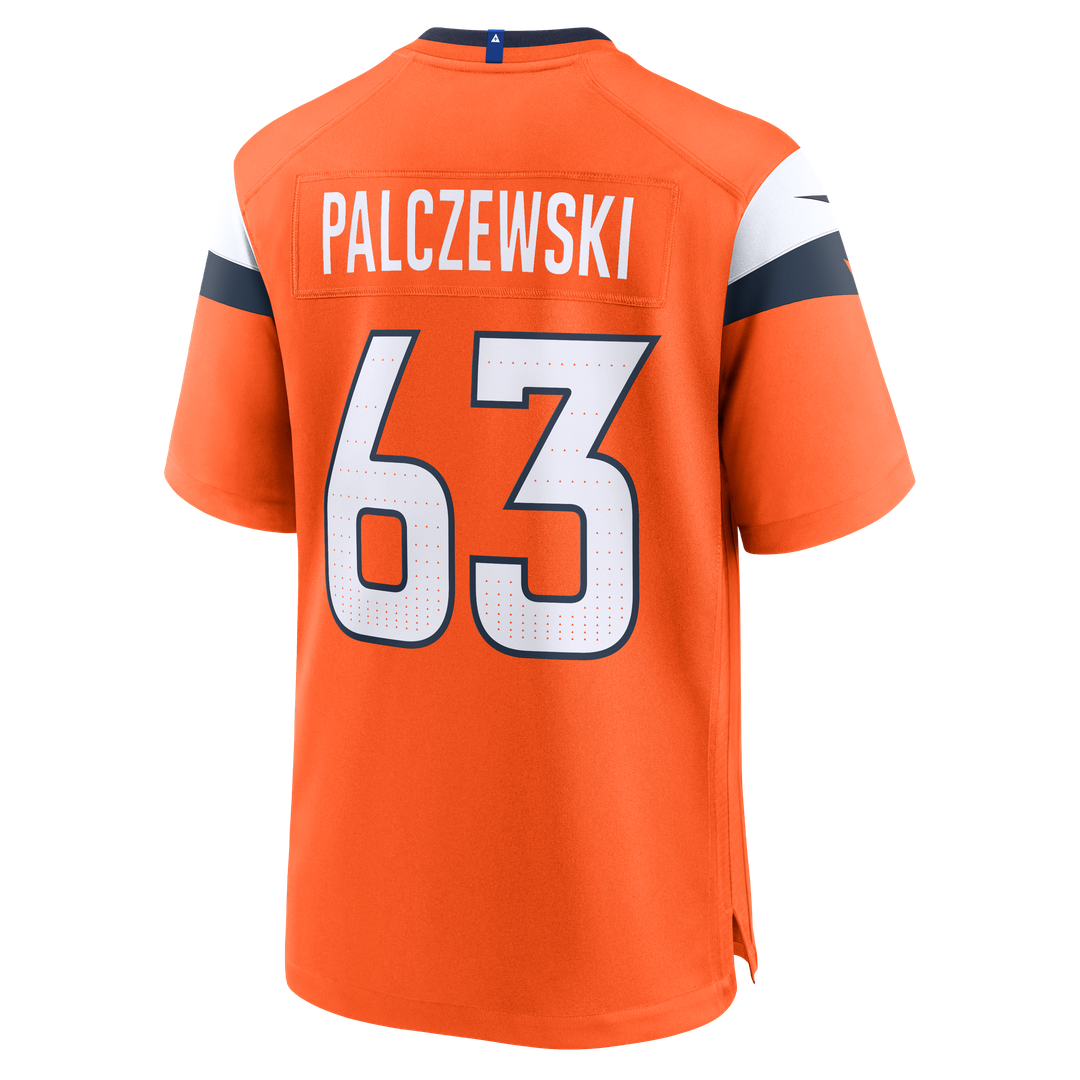 Denver Broncos Alex Palczewski Nike Orange Game Jersey