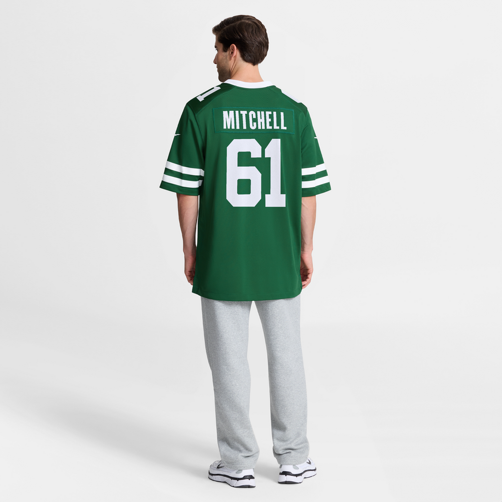 New York Jets Max Mitchell Nike Legacy Green Game Jersey