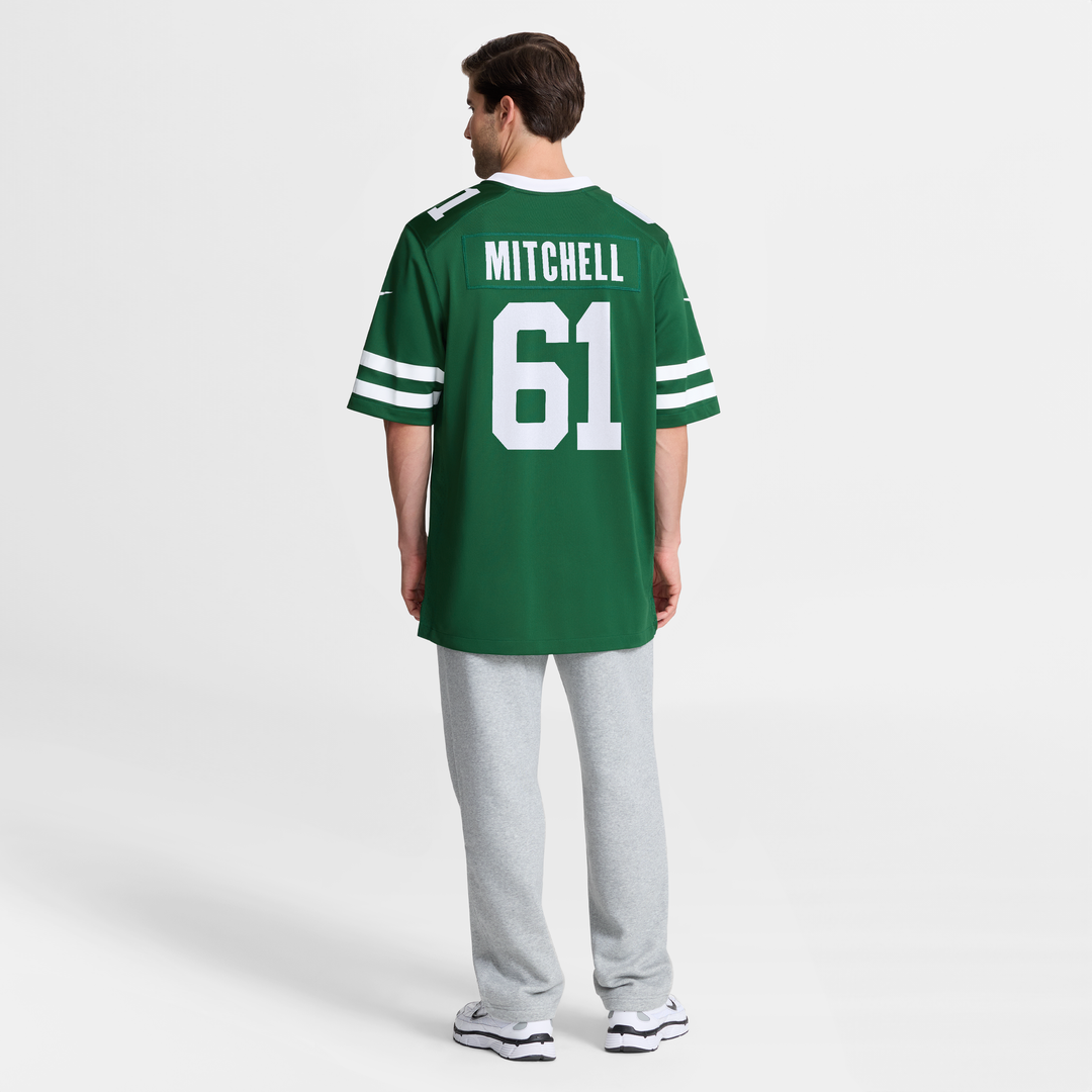 New York Jets Max Mitchell Nike Legacy Green Game Jersey