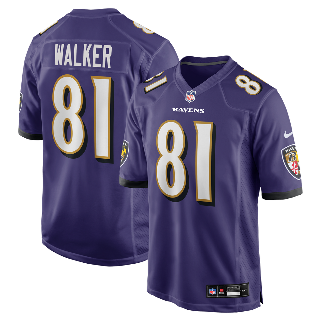 Baltimore Ravens Devontez Walker Nike Purple Game Jersey
