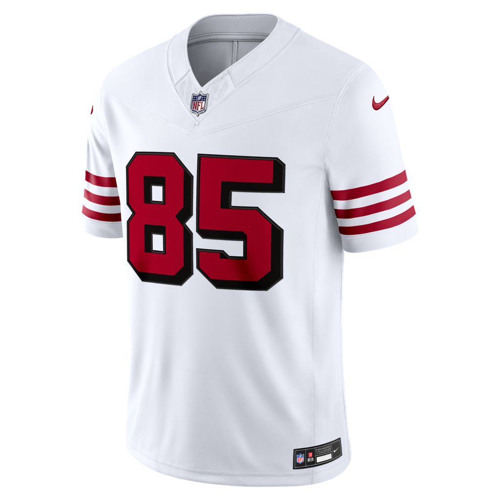 San Francisco 49ers George Kittle Nike White Alternate Vapor FUSE Stitched Limited Jersey
