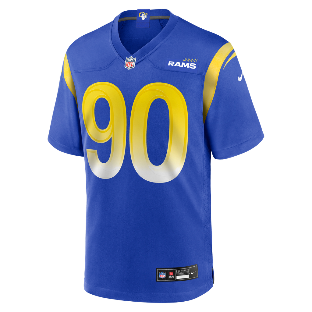 Los Angeles Rams Tyler Davis Nike Royal Game Jersey