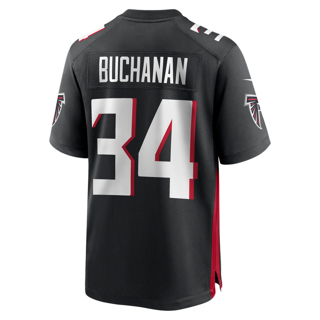 Atlanta Falcons Ray Buchanan Nike Black Retired Player Game Jersey