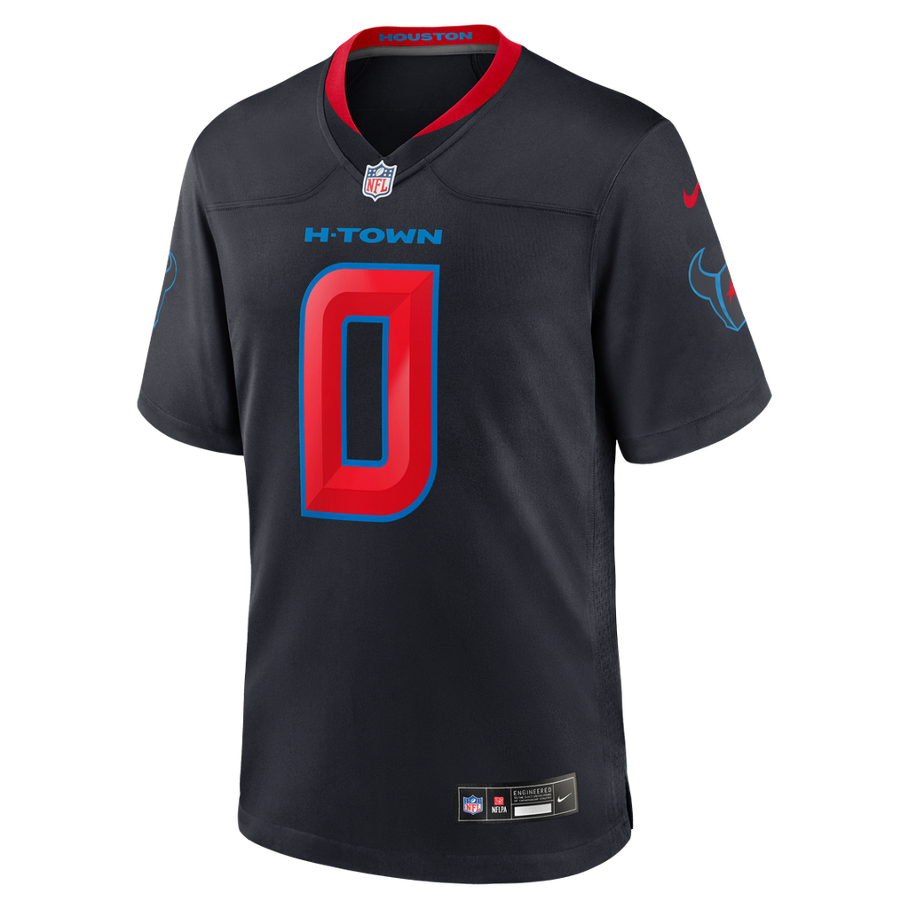 Houston Texans Azeez Al - Shaair Nike Navy Alternate Game Jersey