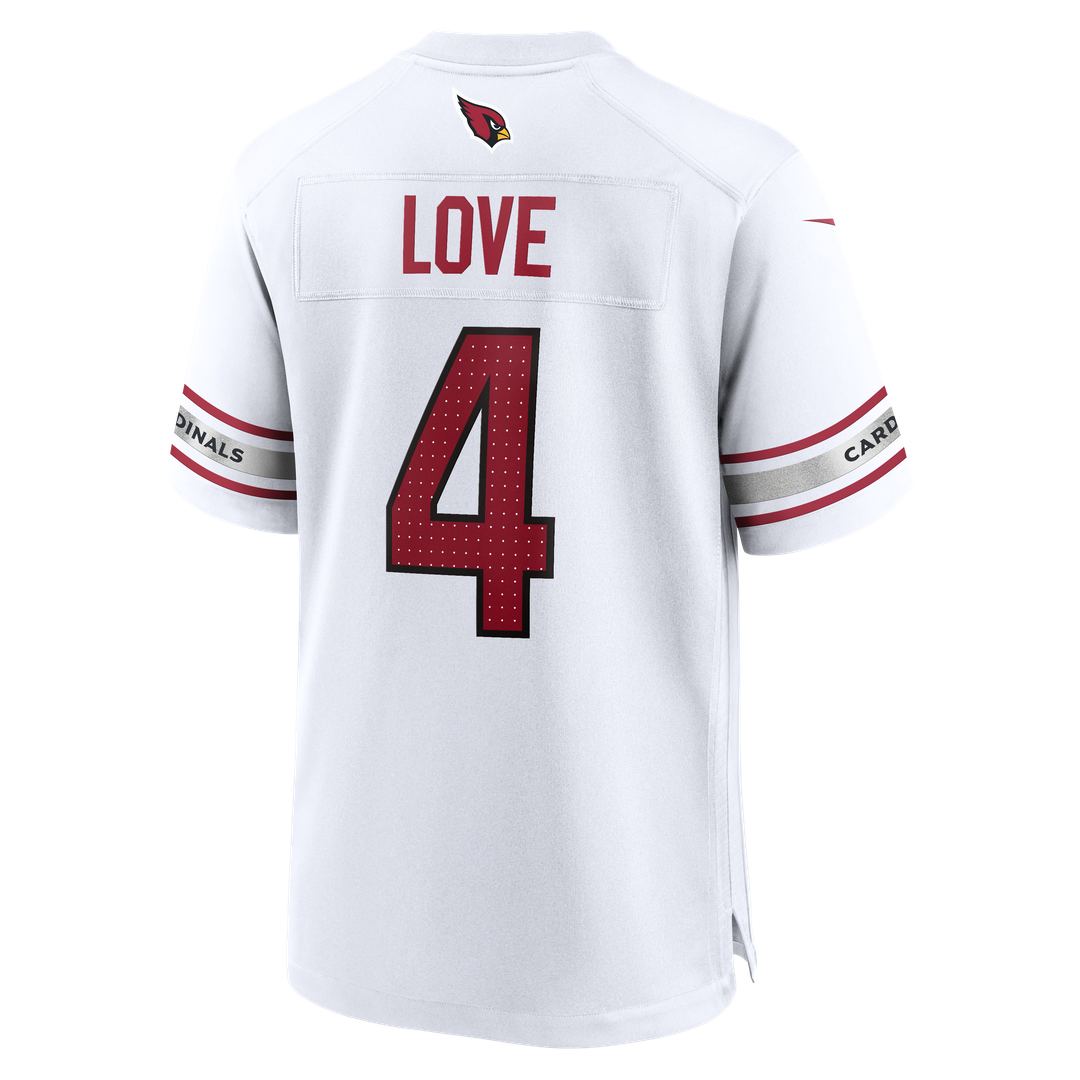 Arizona Cardinals Jeremiyah Love Nike White Game Jersey