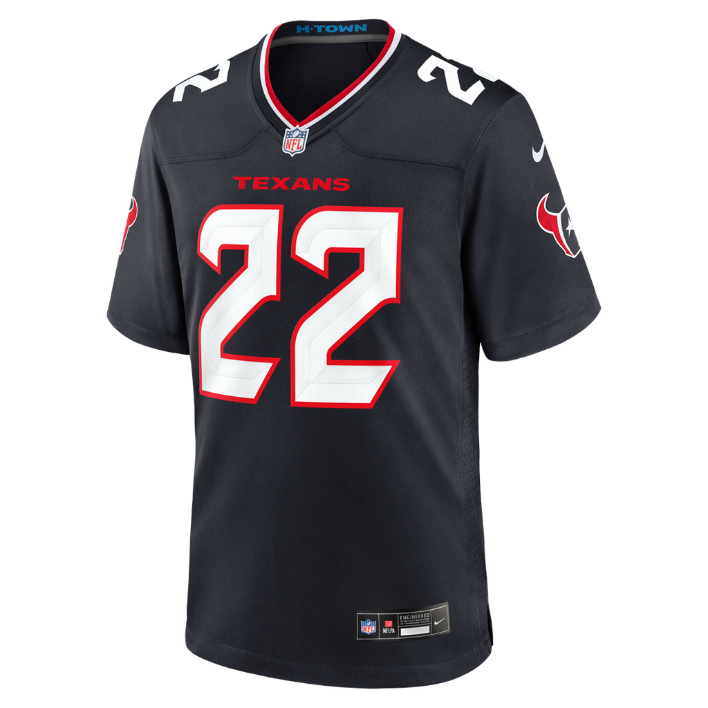 Houston Texans Jaylin Smith Nike Navy Game Jersey
