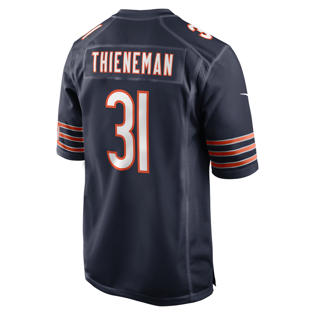 Chicago Bears Dillon Thieneman Nike Navy Game Jersey