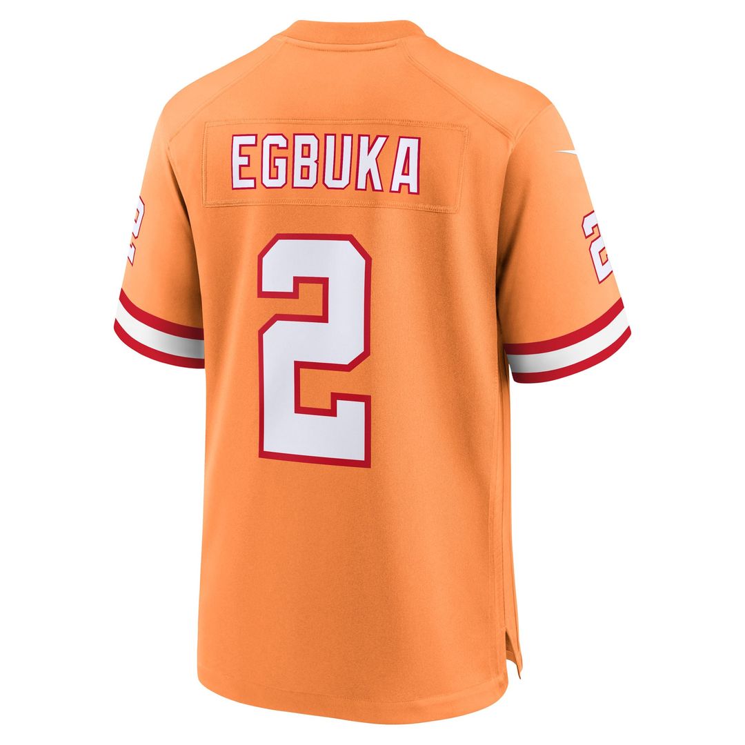 Tampa Bay Buccaneers Emeka Egbuka Nike White Game Jersey