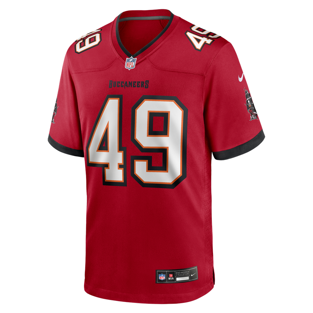 Tampa Bay Buccaneers Owen Wright Nike Red Game Jersey