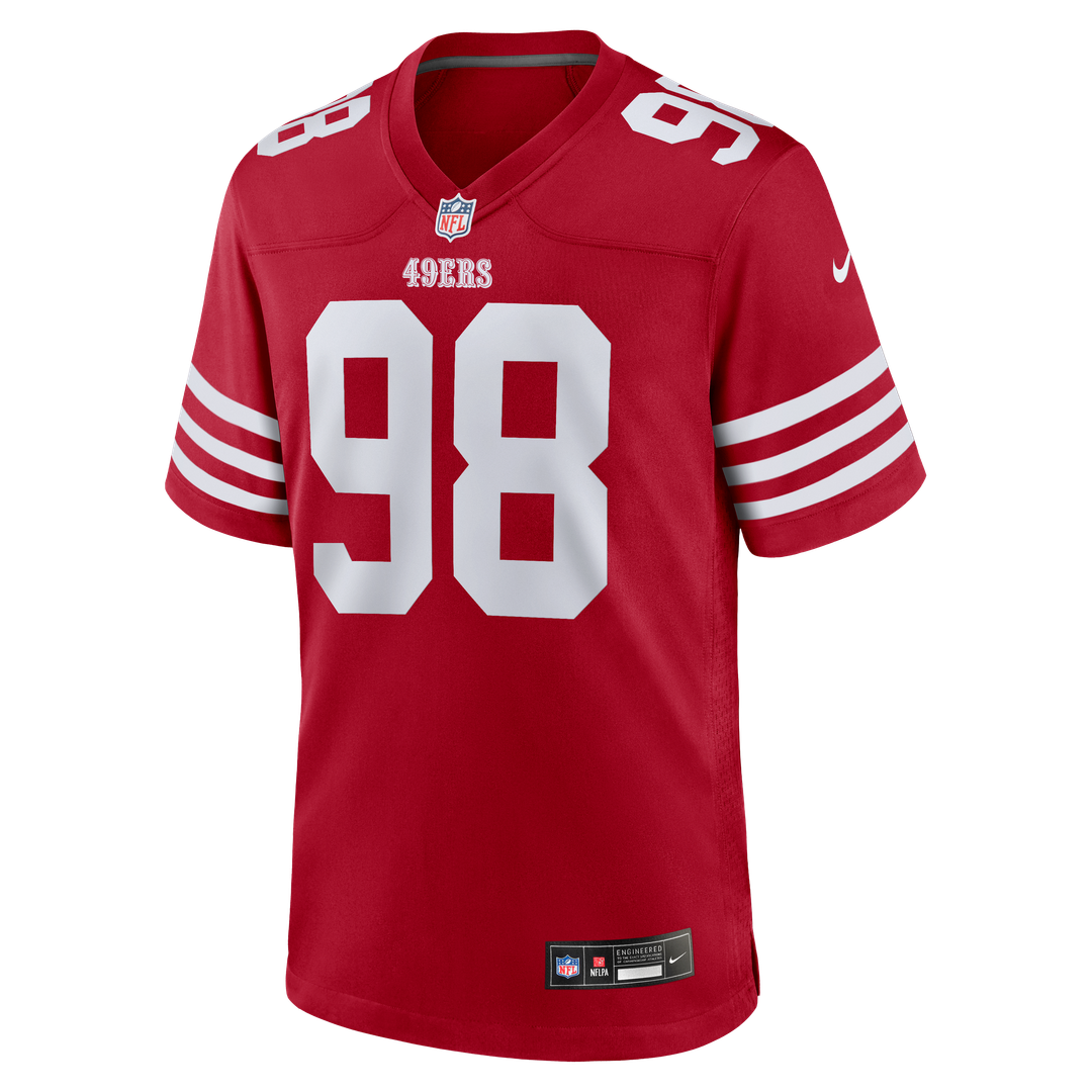 San Francisco 49ers Mykel Williams Nike Scarlet Game Jersey