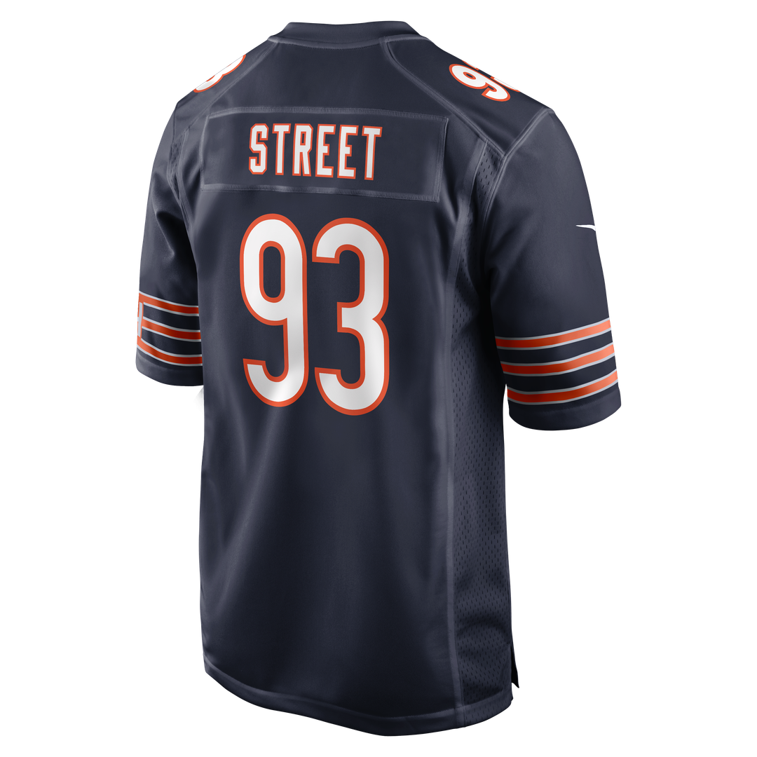 Chicago Bears Kentavius Street Nike Navy Game Jersey