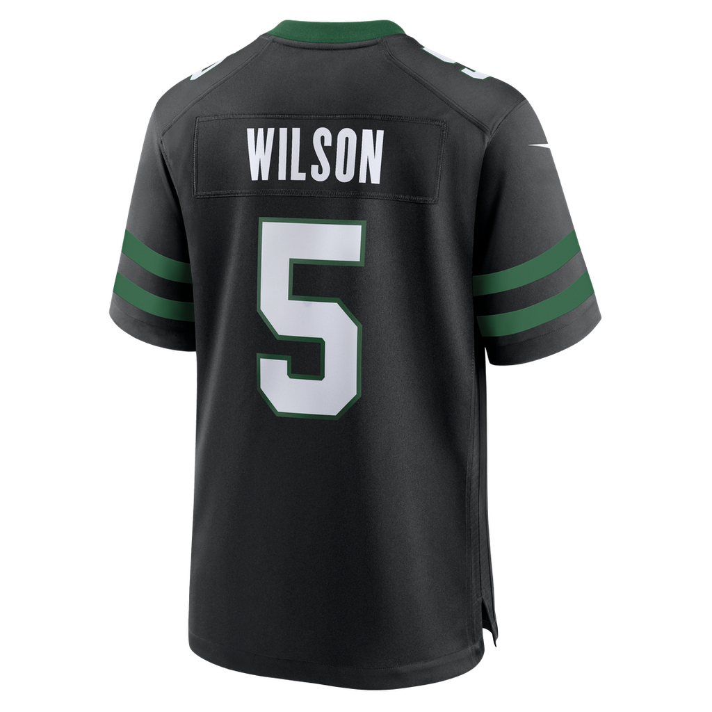 New York Jets Garrett Wilson Nike Legacy White Game Jersey