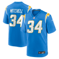 Los Angeles Chargers Keaton Mitchell Nike Powder Blue Game Jersey