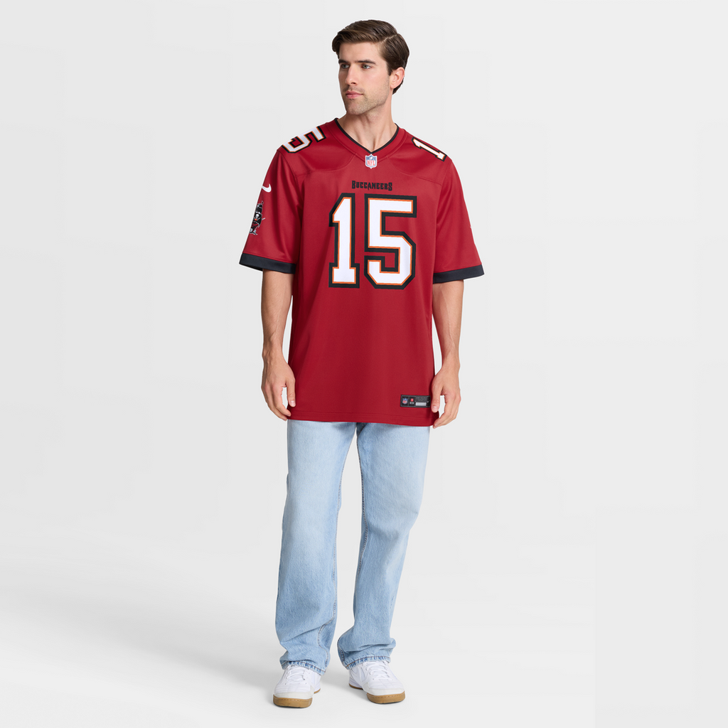 Tampa Bay Buccaneers Tez Johnson Nike Red Game Jersey