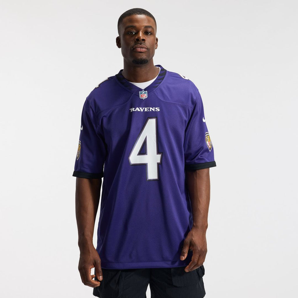 Baltimore Ravens Zay Flowers Nike Purple Game Jersey