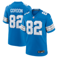 Detroit Lions Thomas Gordon Nike Blue Game Jersey