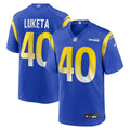 Los Angeles Rams Jesse Luketa Nike Royal Game Jersey