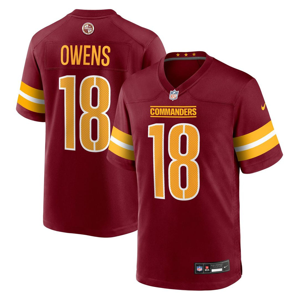 Washington Commanders Tyler Owens Nike Burgundy Game Jersey