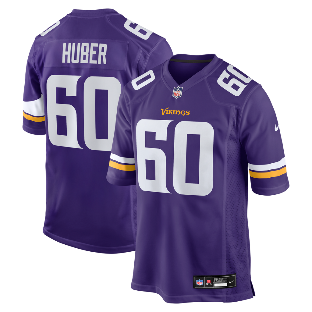 Minnesota Vikings Joe Huber Nike Purple Game Jersey