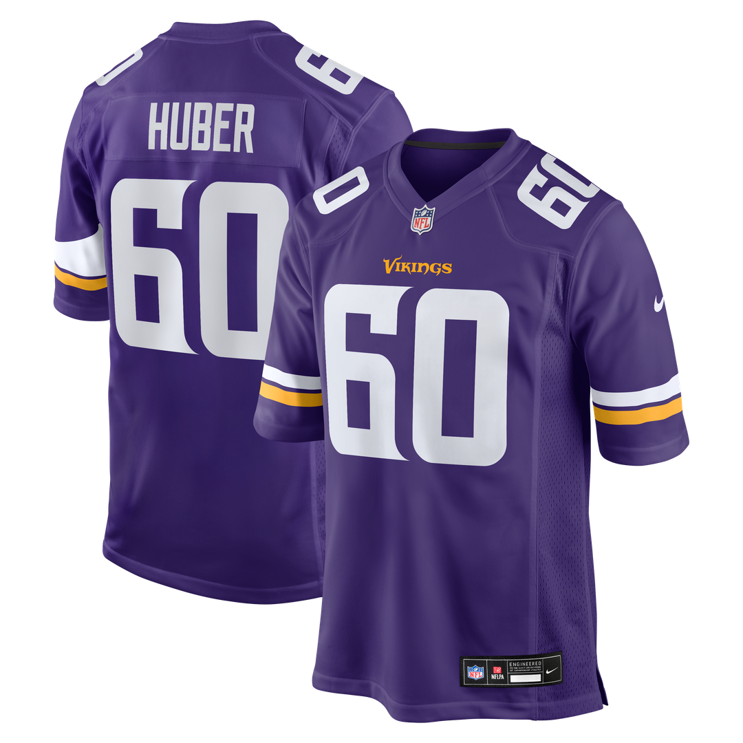 Minnesota Vikings Joe Huber Nike Purple Game Jersey