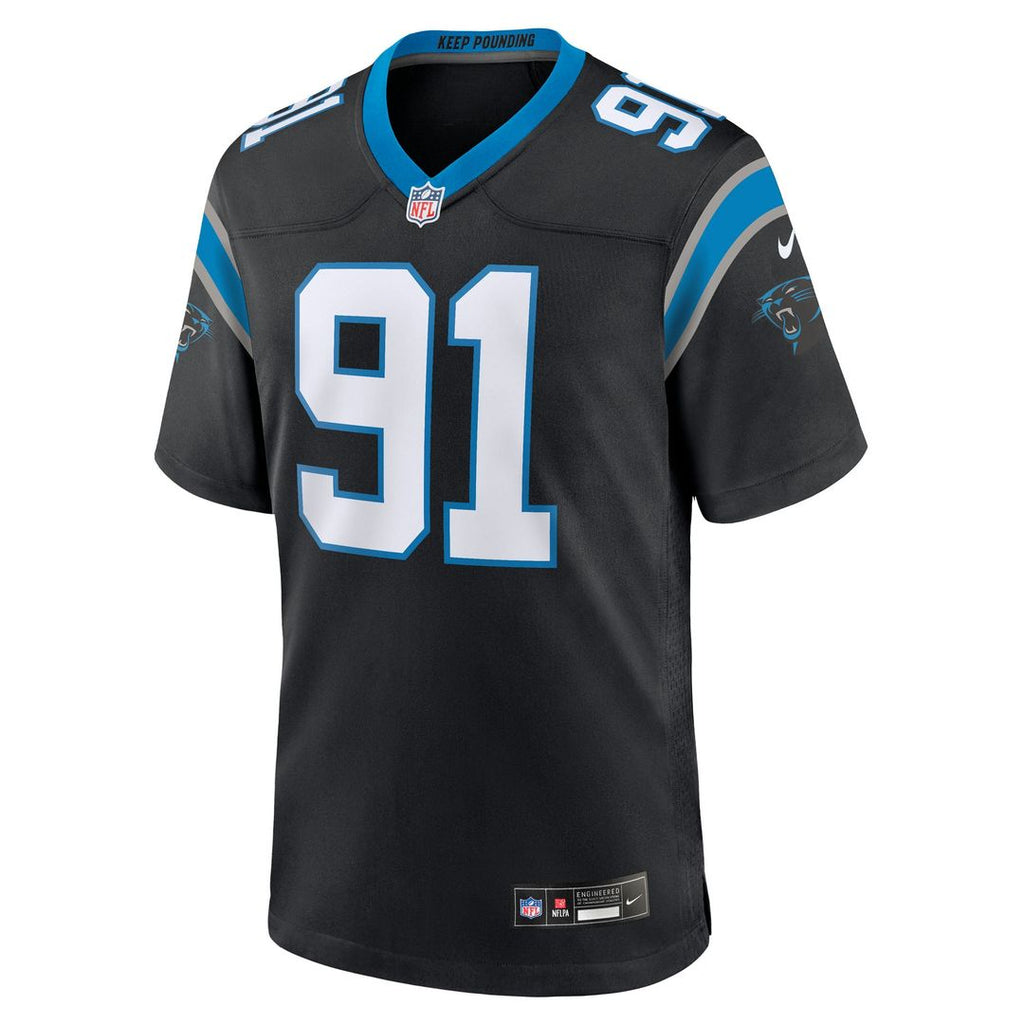 Carolina Panthers Patrick Jones II Nike Black Game Jersey