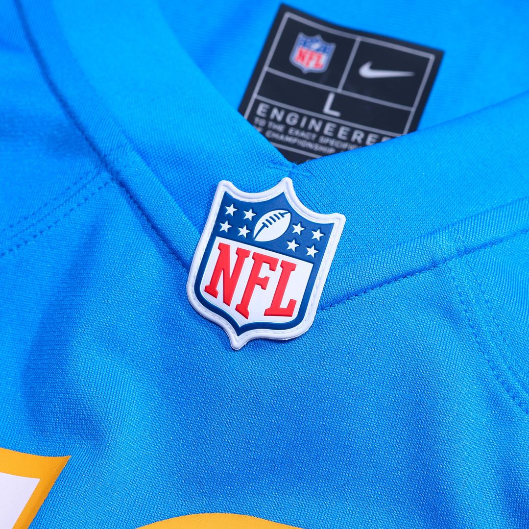 Los Angeles Chargers Quentin Johnston Nike Gold Alternate Charger Power Game Jersey