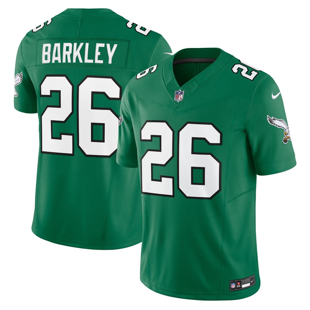 Philadelphia Eagles Saquon Barkley Nike Black Vapor FUSE Limited Jersey