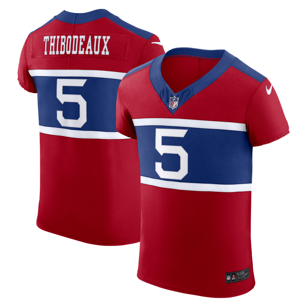 New York Giants Kayvon Thibodeaux Nike Red Alternate Vapor FUSE Elite Jersey