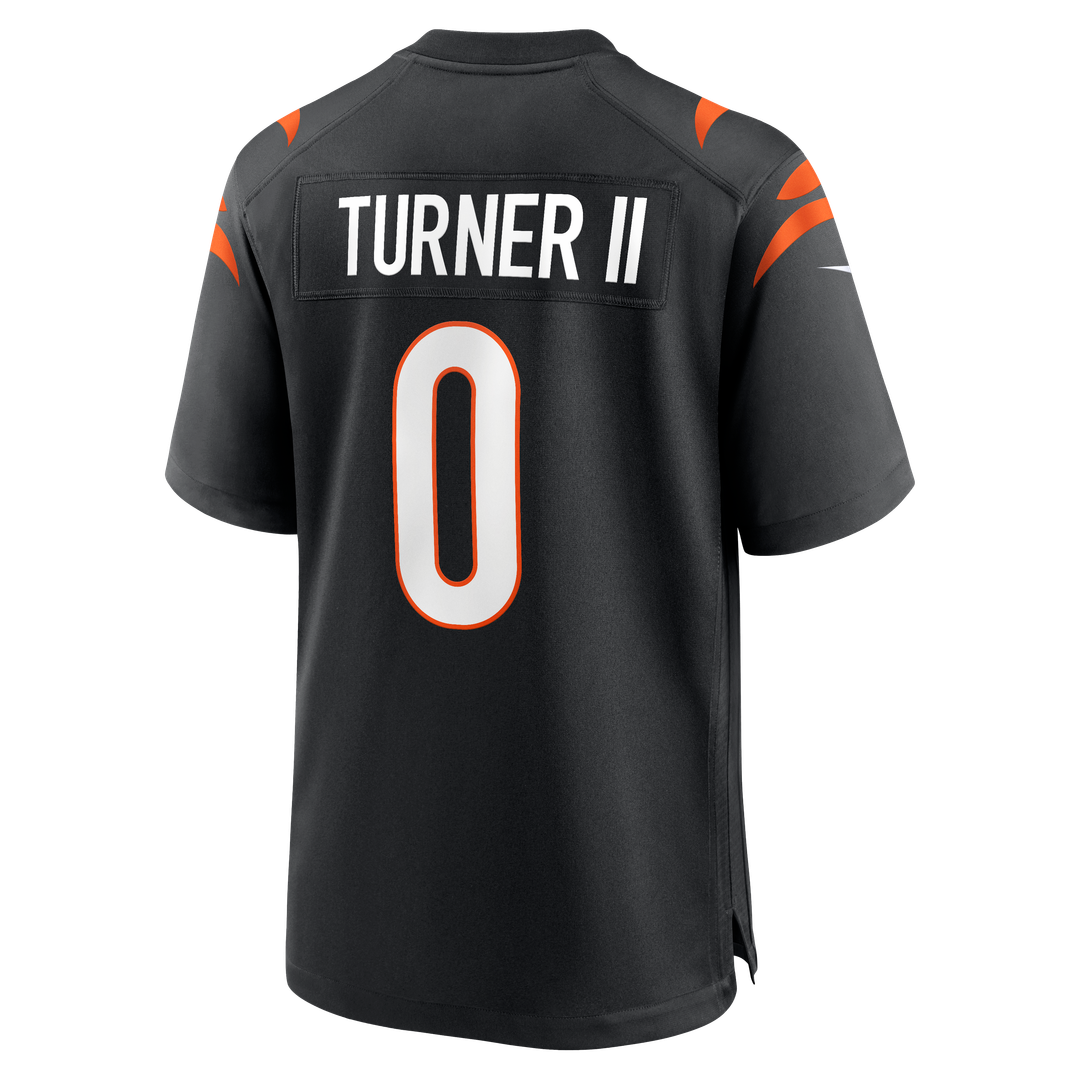 Cincinnati Bengals DJ Turner II Nike Black Game Jersey