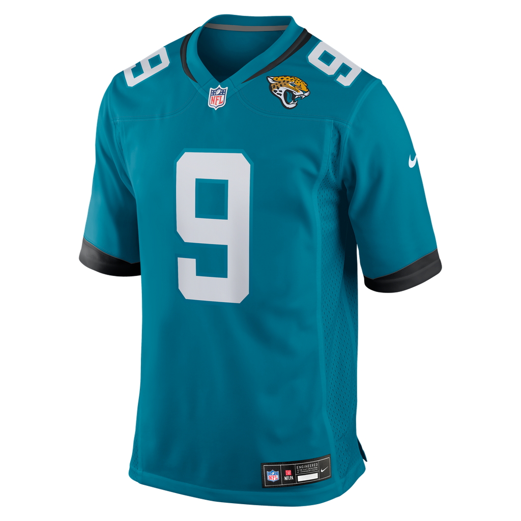 Jacksonville Jaguars Logan Cooke Nike Teal Game Jersey