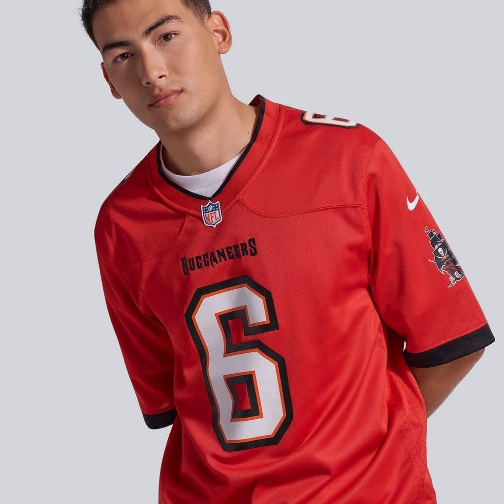 Tampa Bay Buccaneers Baker Mayfield Nike Pewter Alternate Game Jersey