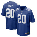 New York Giants Eric Gray Nike Royal Game Jersey