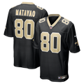 New Orleans Saints Moliki Matavao Nike Black Game Jersey
