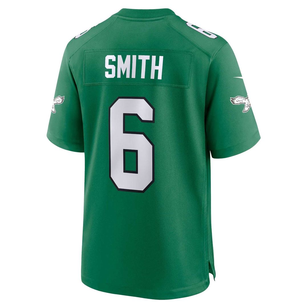 Philadelphia Eagles DeVonta Smith Nike Kelly Green Alternate Game Jersey