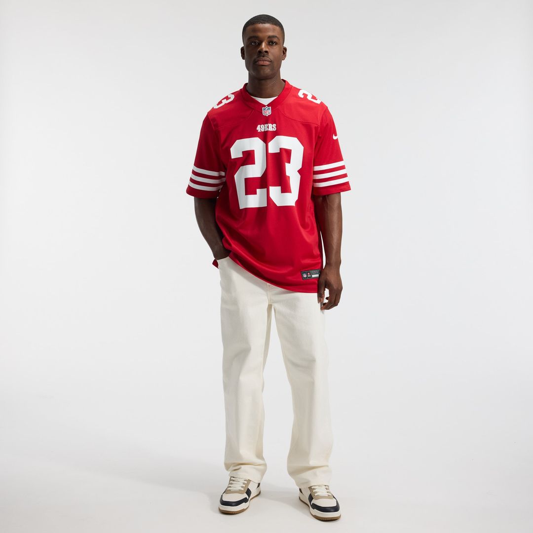 San Francisco 49ers Christian McCaffrey Nike Scarlet Game Jersey