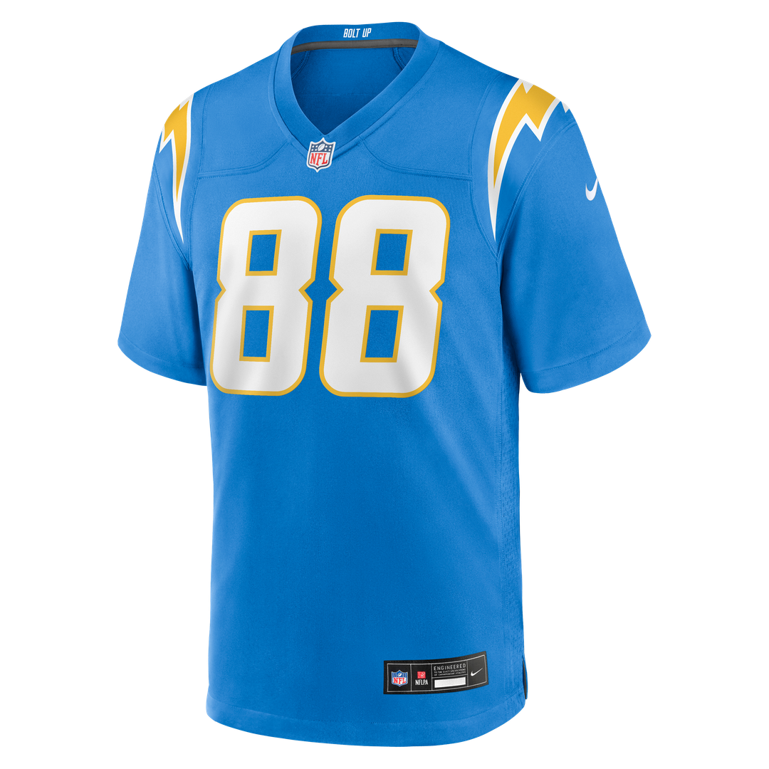 Los Angeles Chargers Charlie Kolar Nike Powder Blue Game Jersey