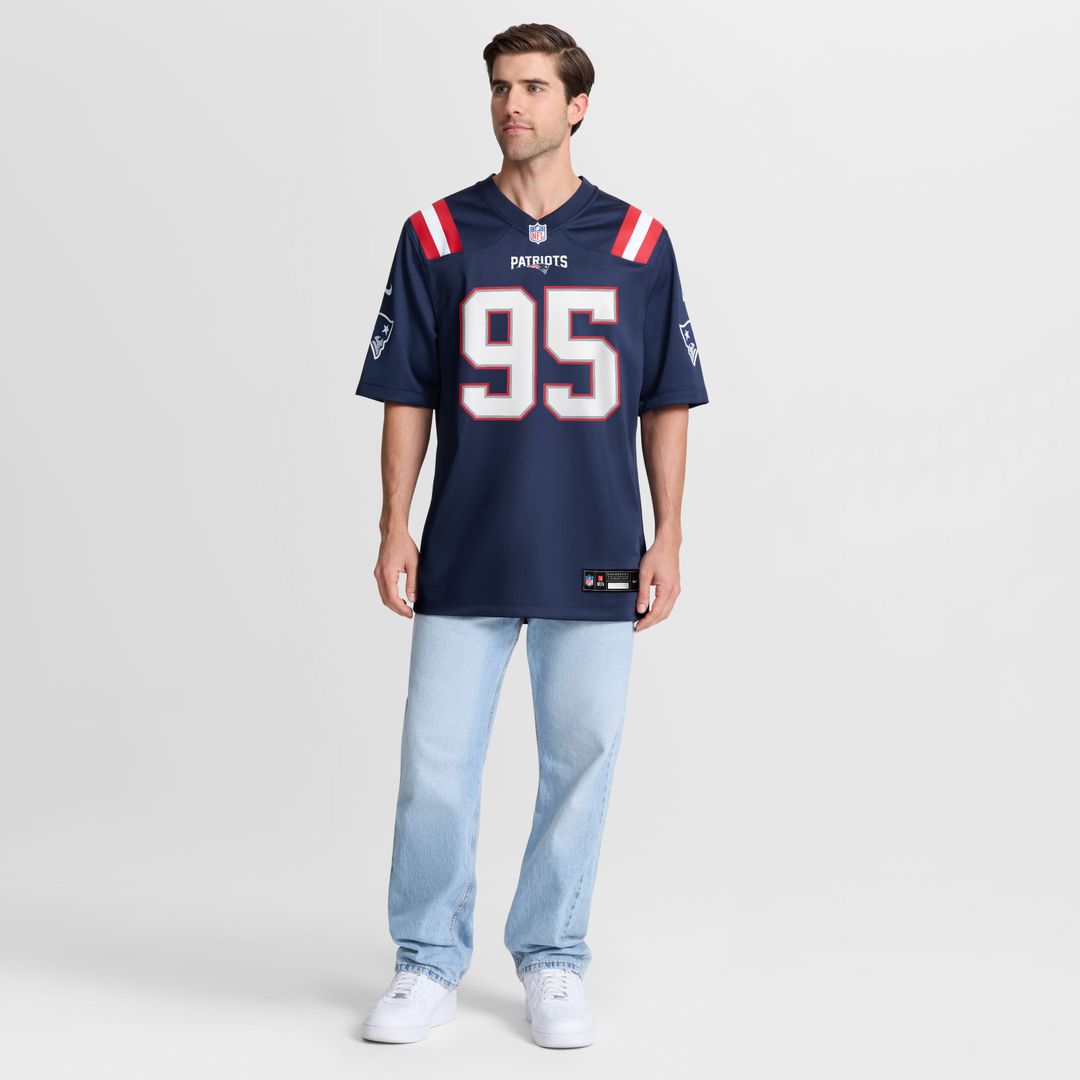 New England Patriots Eric Gregory Nike Navy Game Jersey