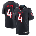 Houston Texans Woody Marks Nike Navy Game Jersey