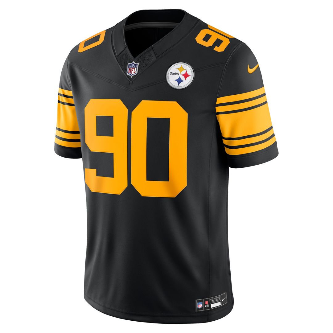 Pittsburgh Steelers T.J. Watt Nike Black Alternate Vapor FUSE Stitched Limited Jersey