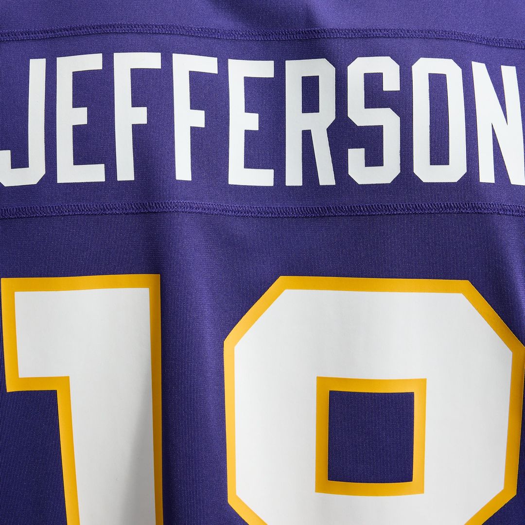 Minnesota Vikings Justin Jefferson Nike Purple Classic Game Jersey