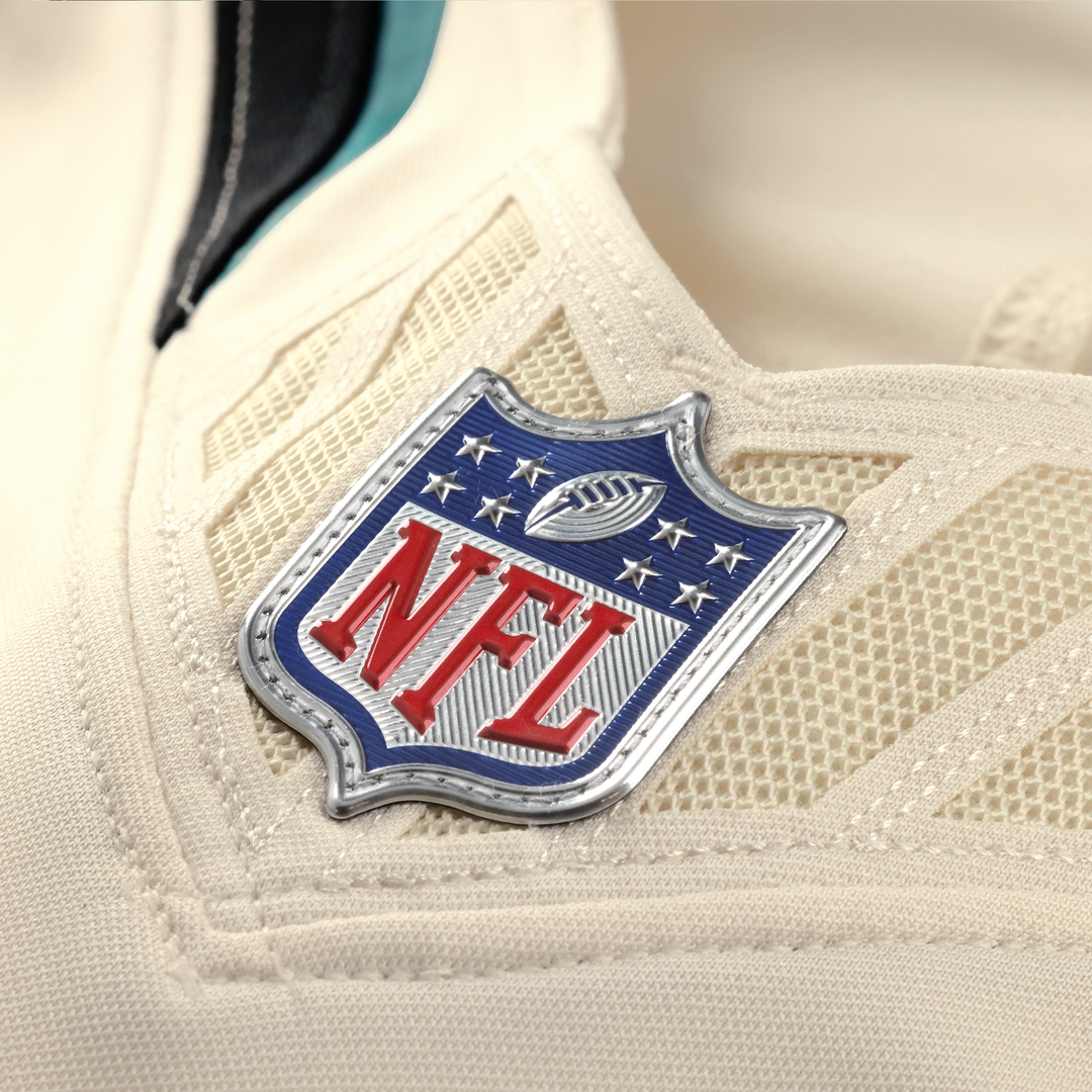 Jacksonville Jaguars Travis Hunter Nike Natural 2026 Rivalries Collection Stitched Limited Jersey